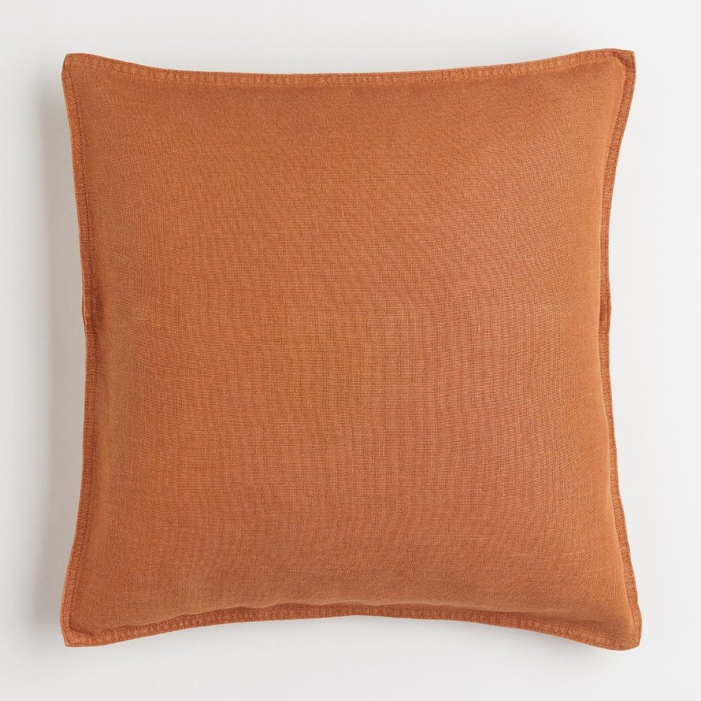 NWOT H&M Home Washed Linen Pillow Cushion Cover - 20" x 20"